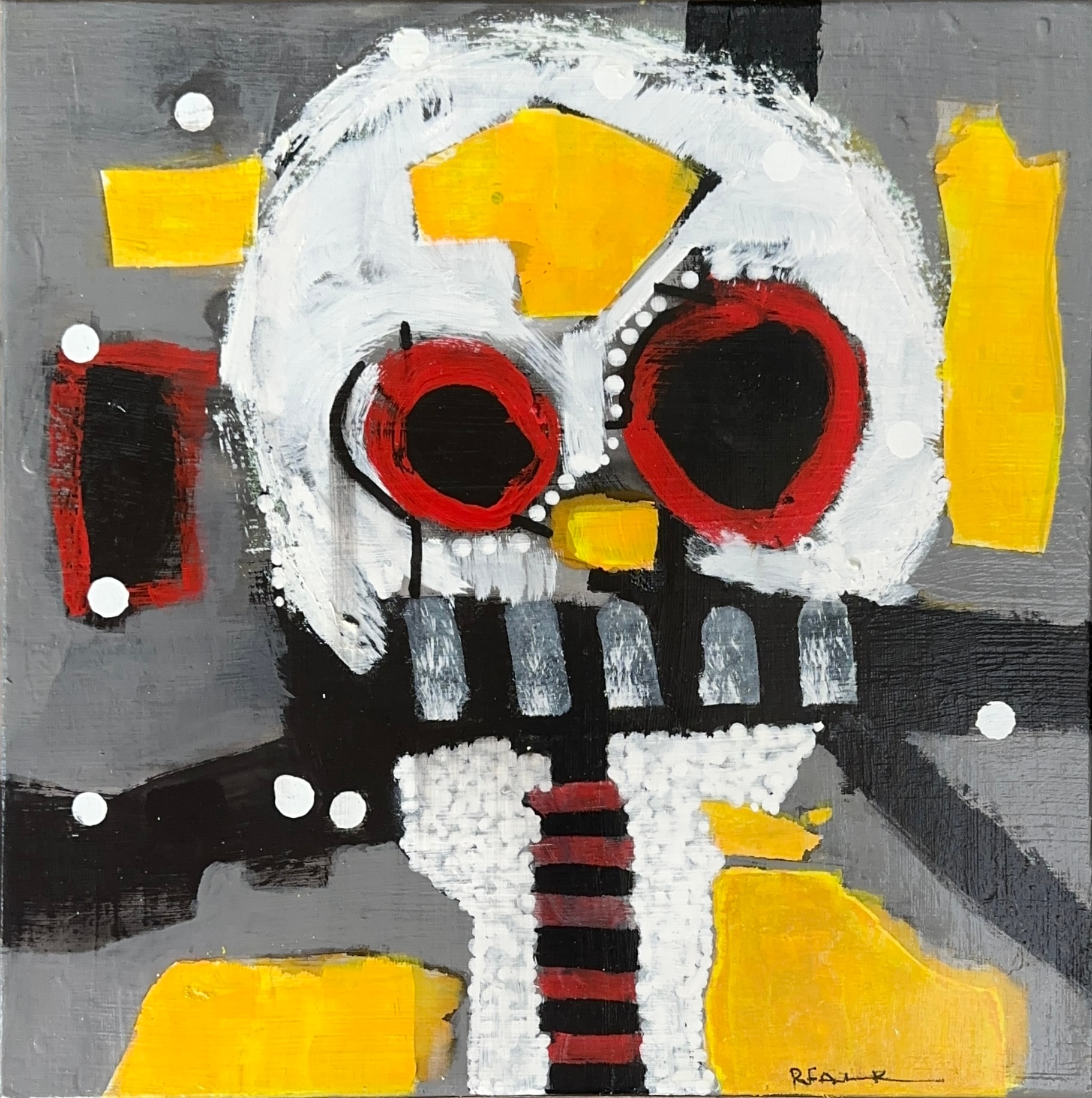 The Ancestors Are Laughing — Acrylic on canvas by Roy Falk