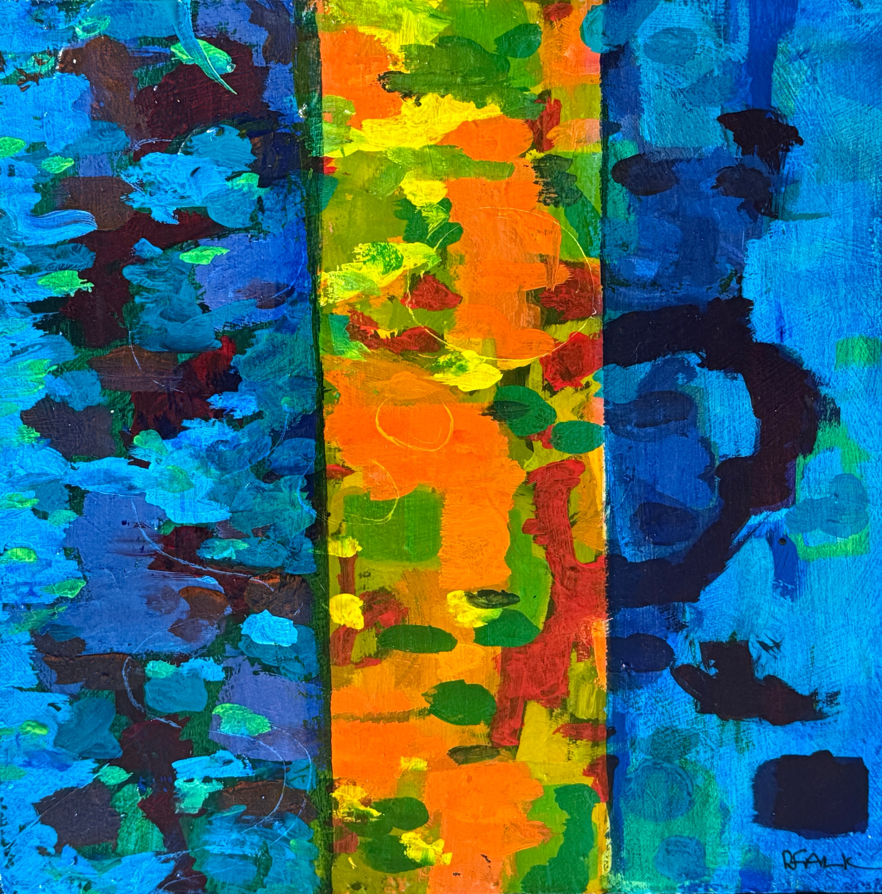 Both And — Acrylic on canvas by Roy Falk