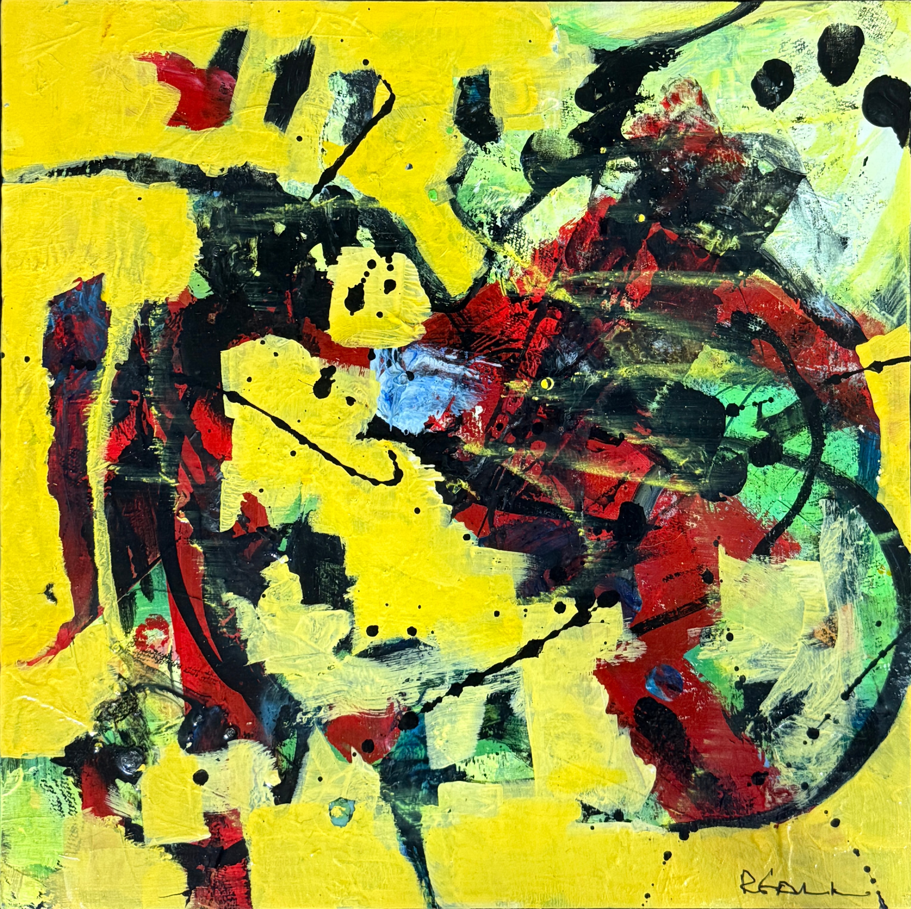 Hell Yeah — Acrylic on canvas by Roy Falk