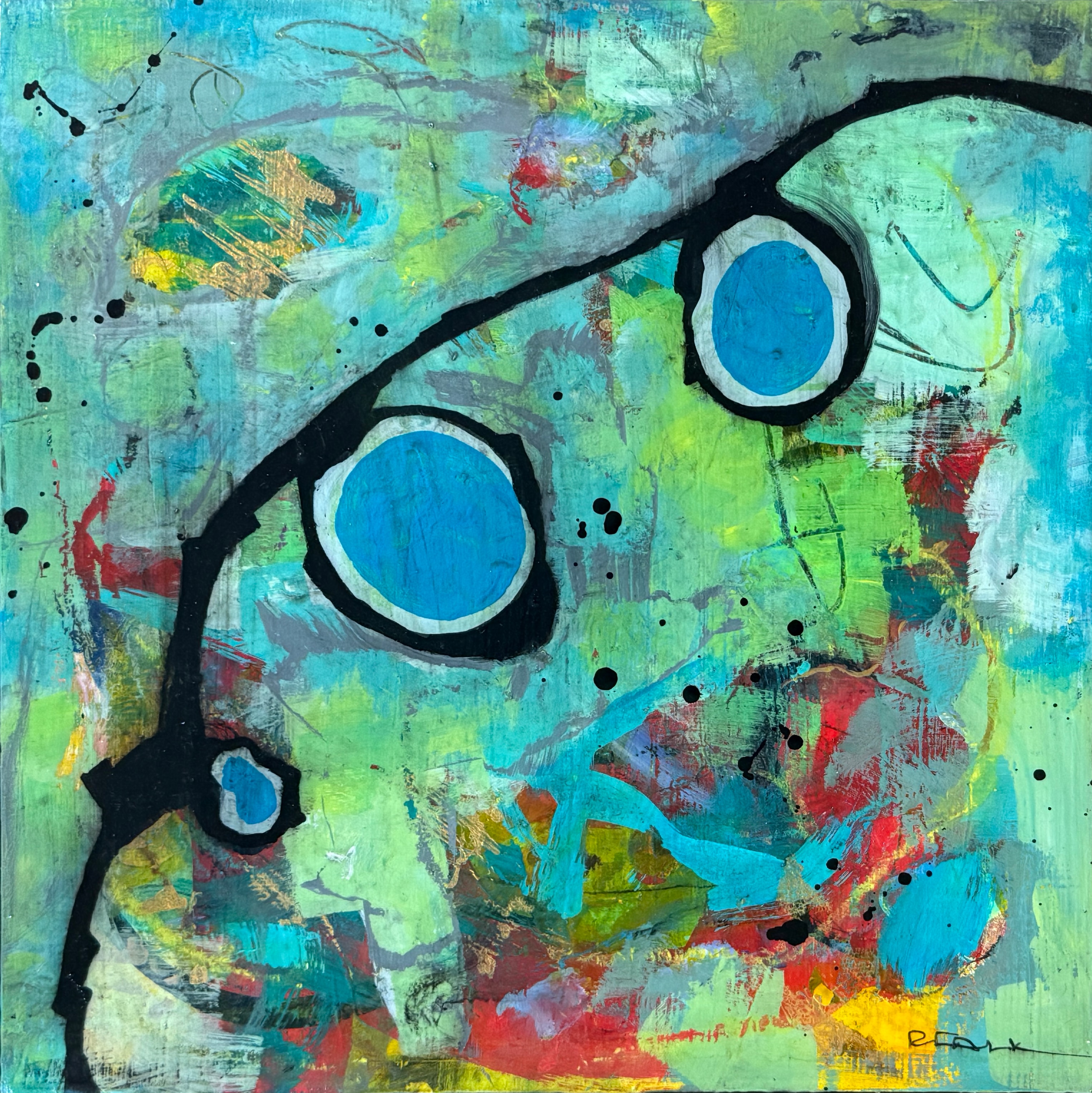 Hokey Pokey — Acrylic on canvas by Roy Falk