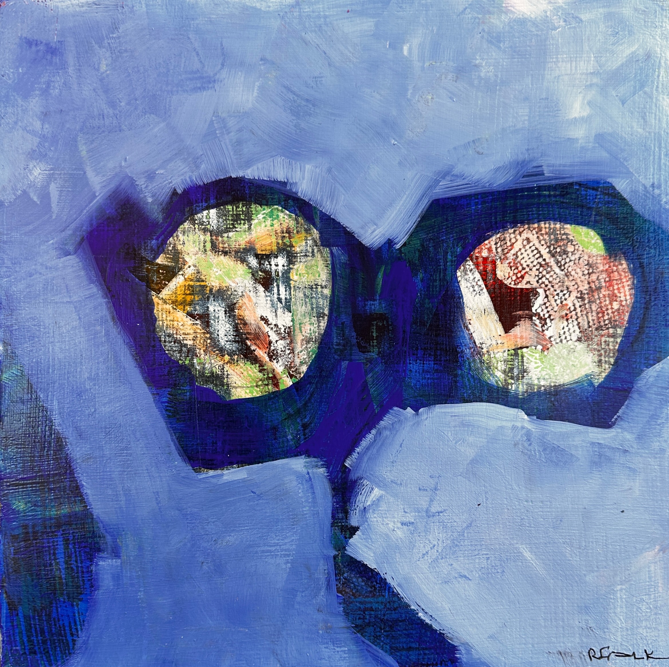In Here Out There — Acrylic on canvas by Roy Falk