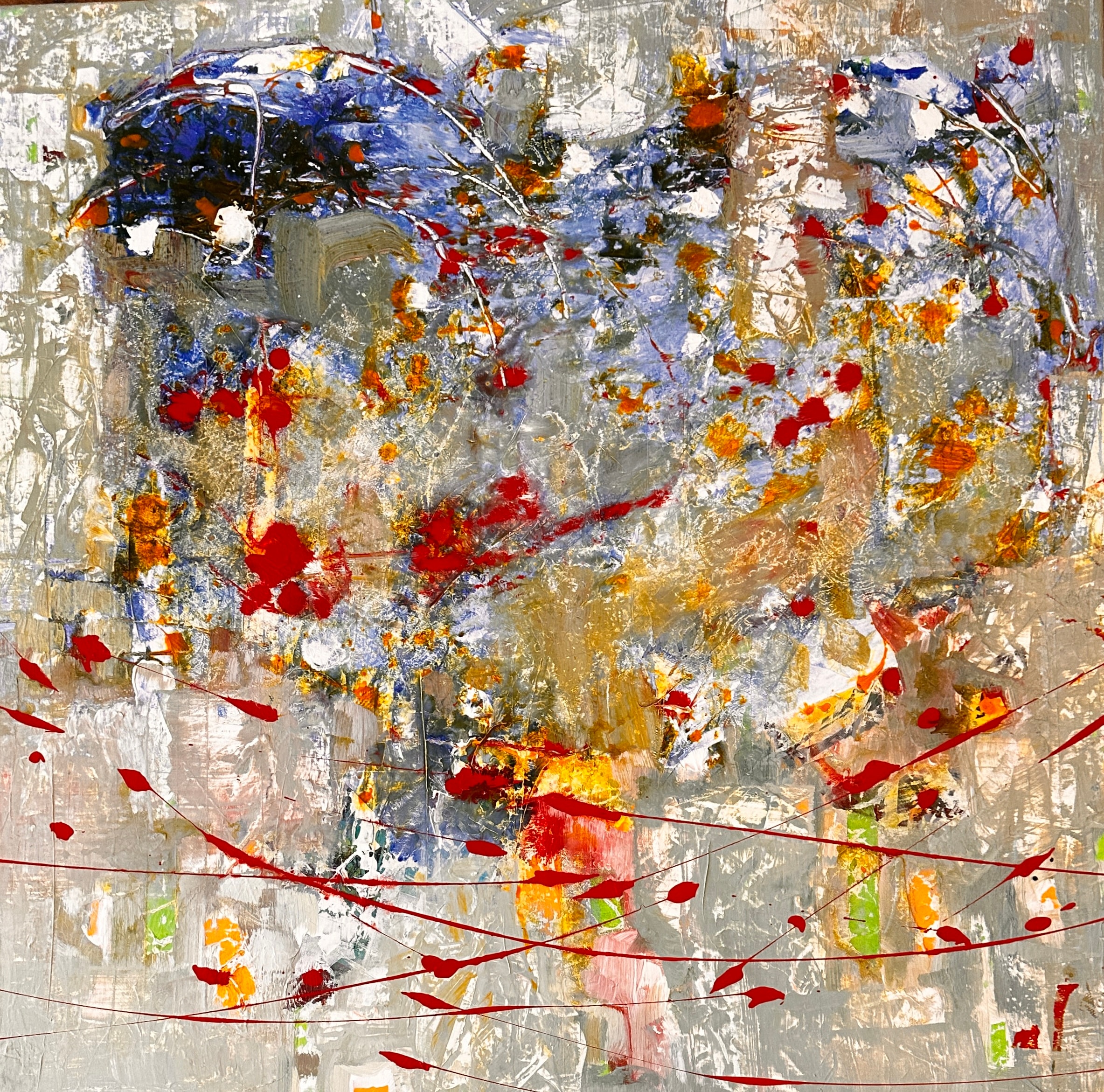 It's Always Something It's Never Nothing — Acrylic on canvas by Roy Falk