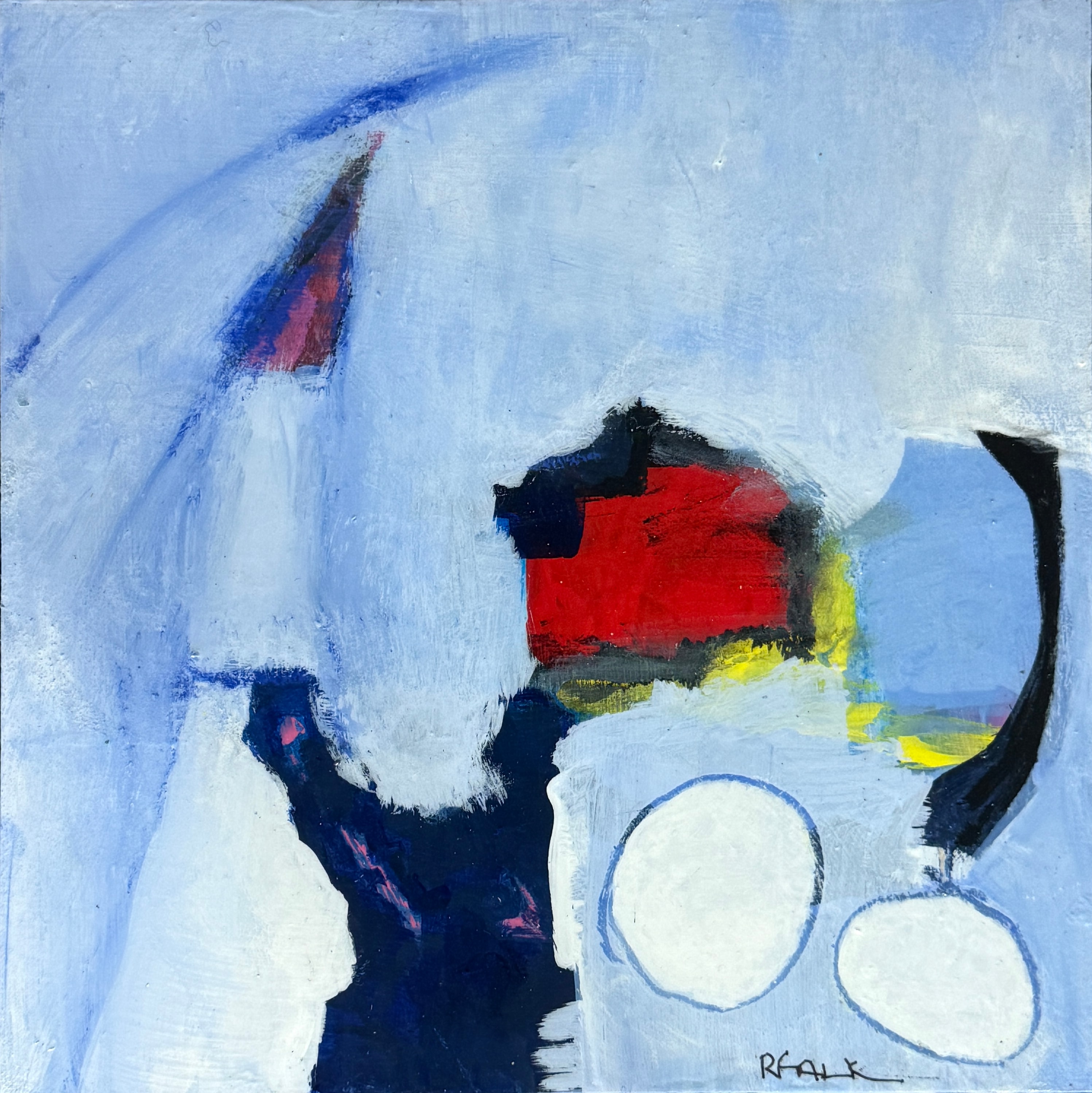 Suspension — Acrylic on canvas by Roy Falk