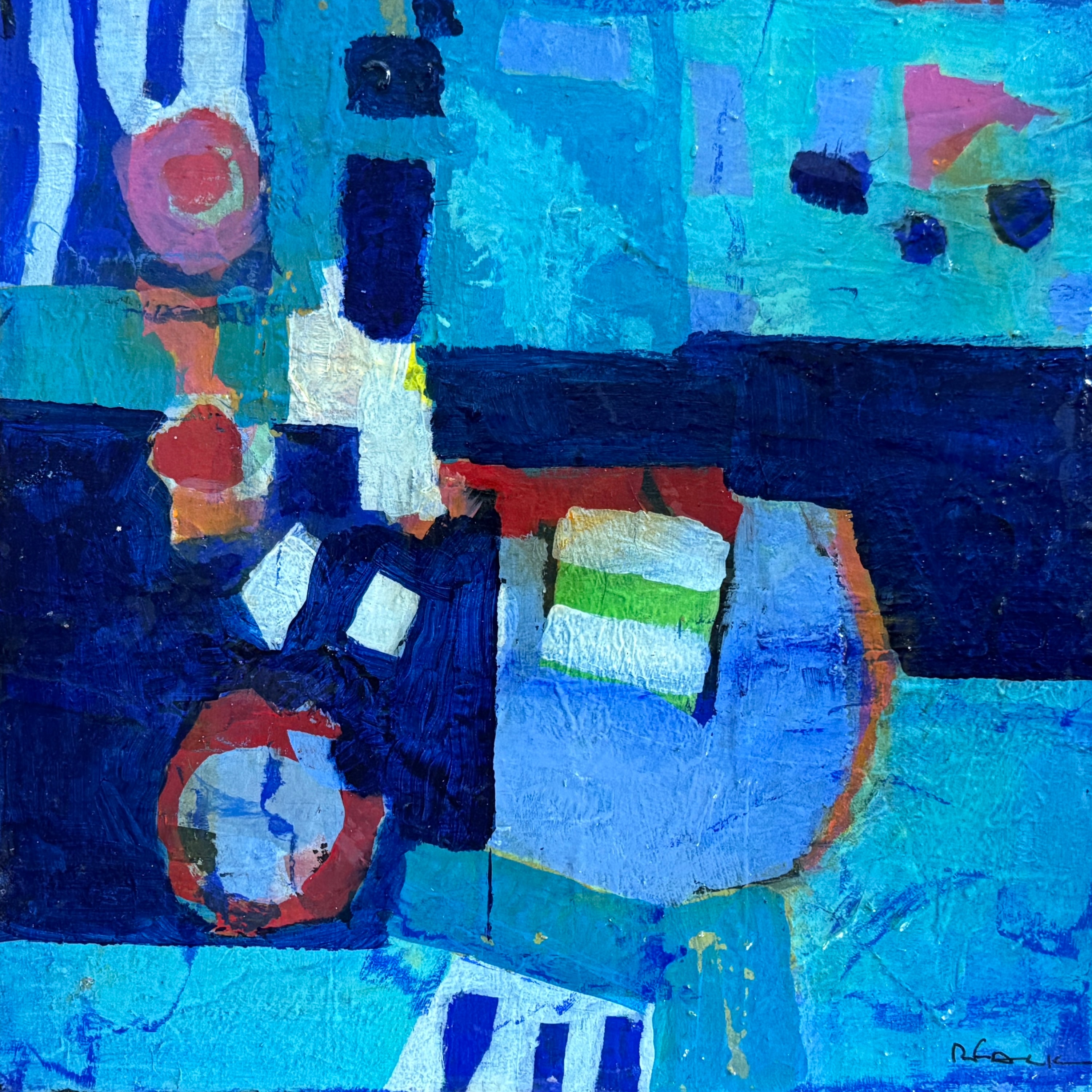 Unfolding — Acrylic on canvas by Roy Falk